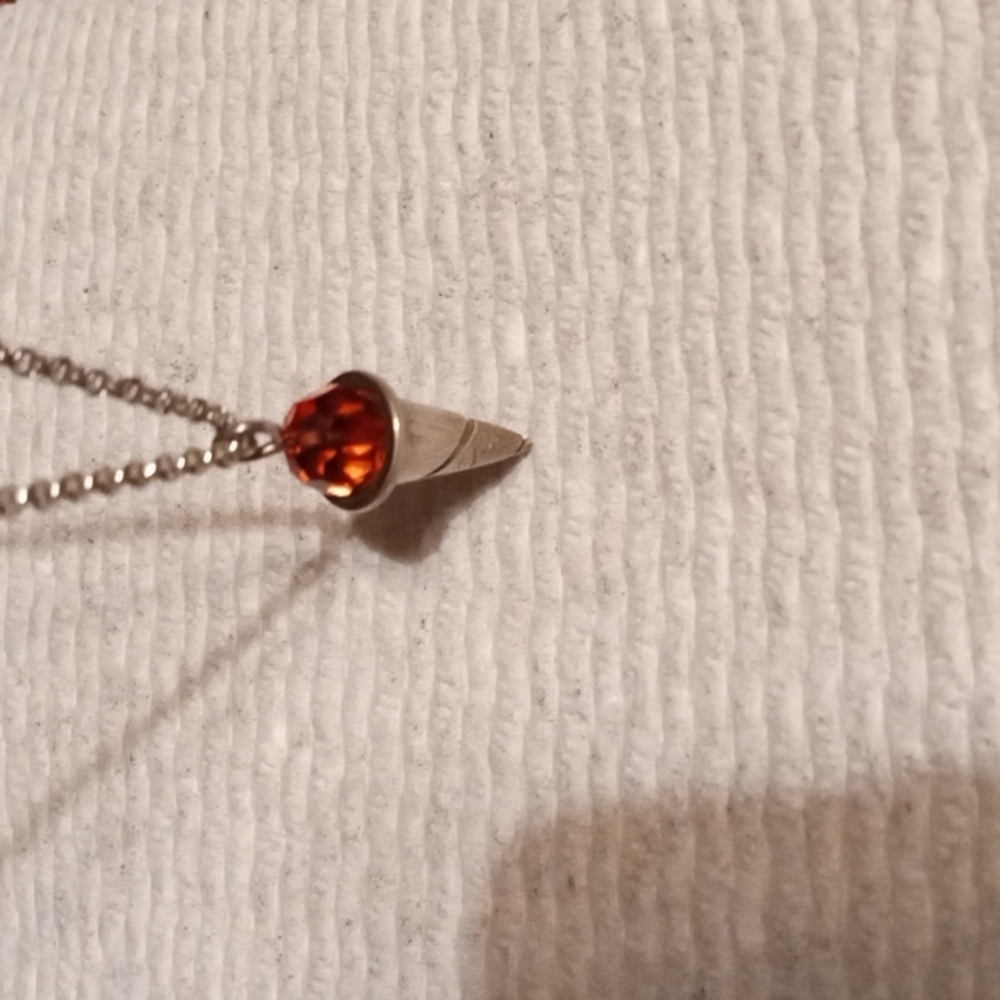 Mignon Faget Strawberry Snowball Necklace